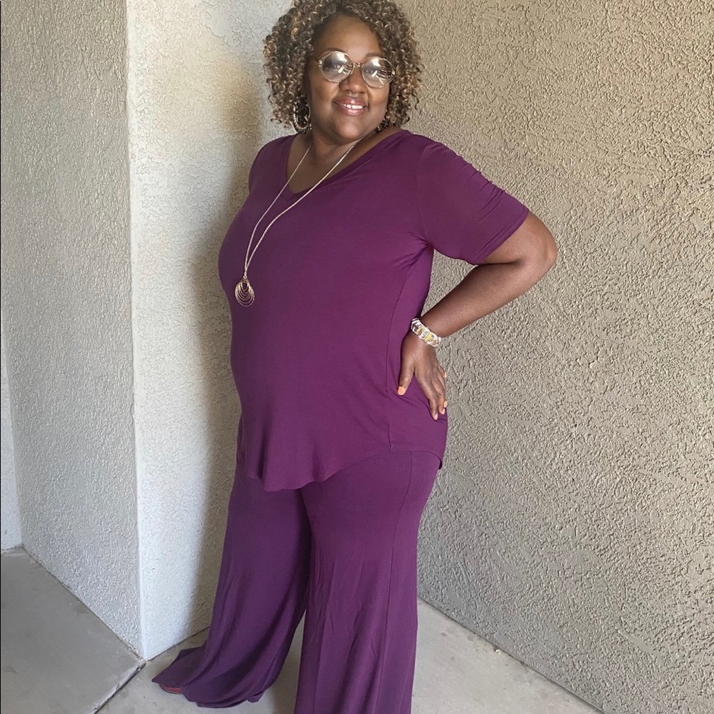 Palazzo Wide Pant Set